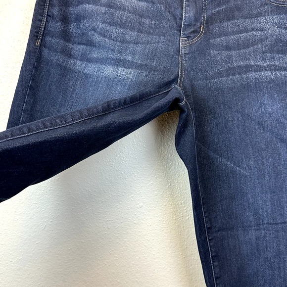 Democracy Womens 14W Ab Solution Mid rise Jeans Blue Skinny Leg Stretch - Picture 3 of 7